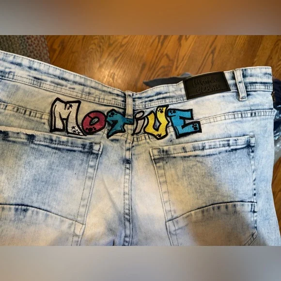 MOTIVE Men's Jeans Skull Self Made JeansSize 40